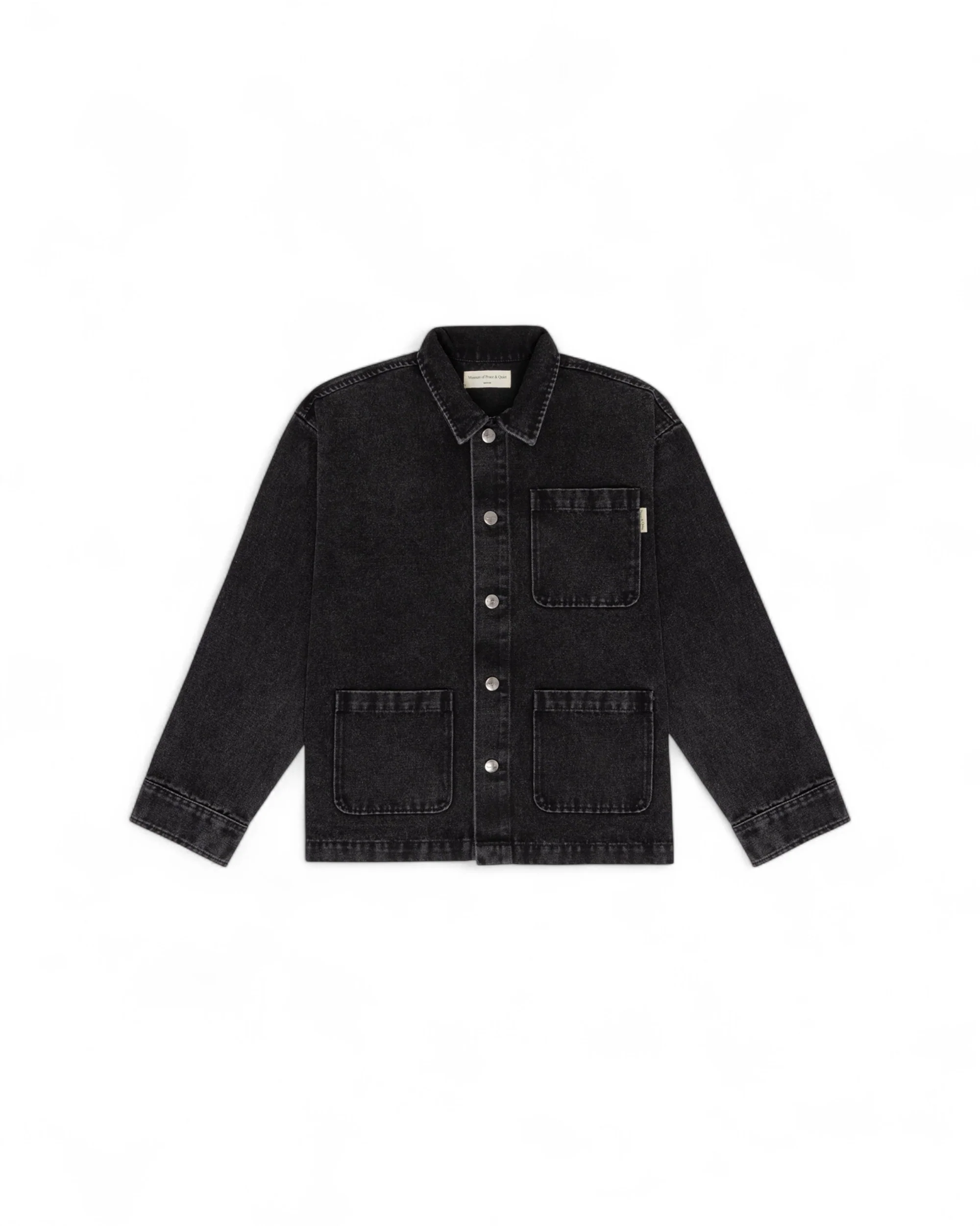 Wordmark Chore Coat - Black Wash