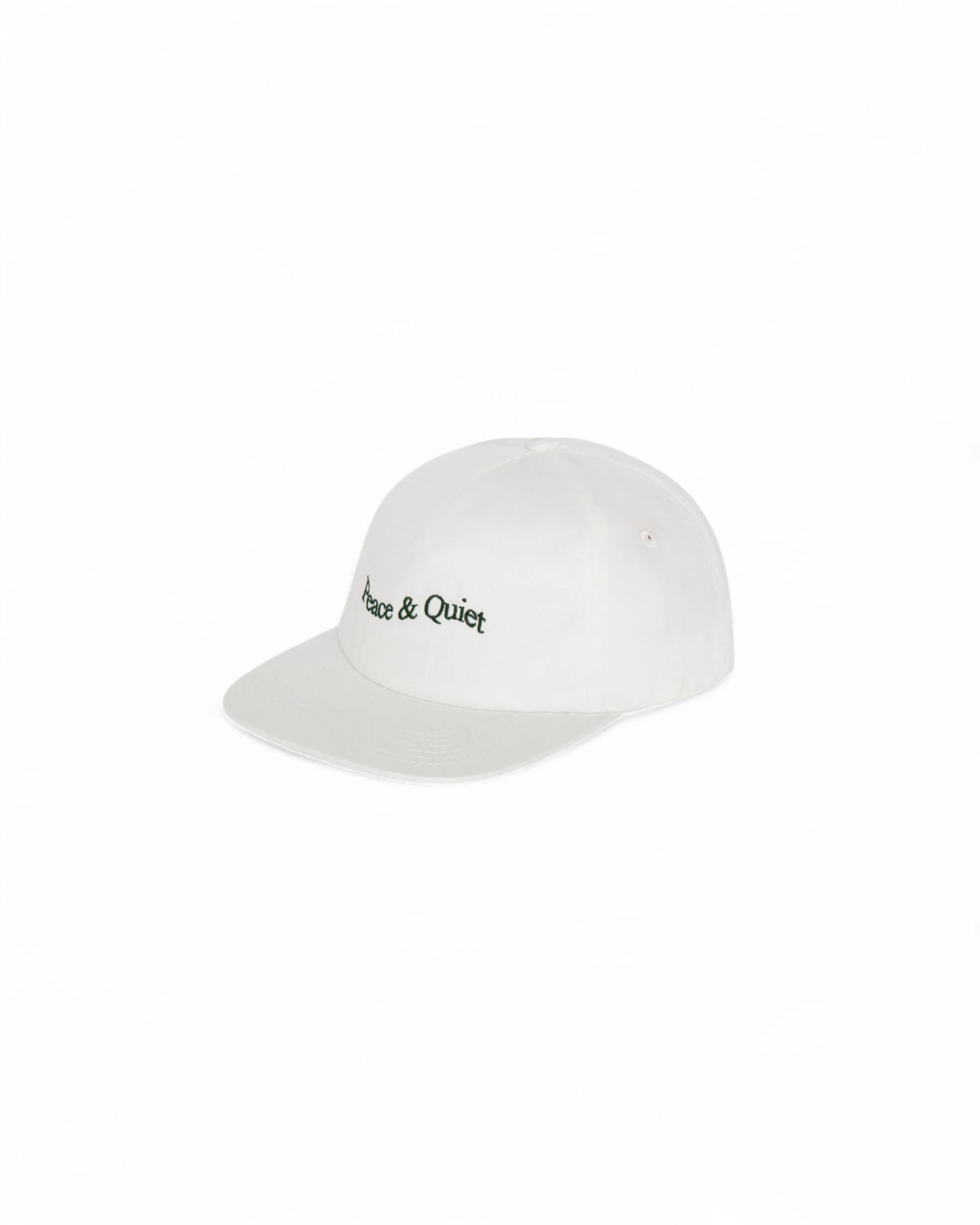 Wordmark Snapback - White