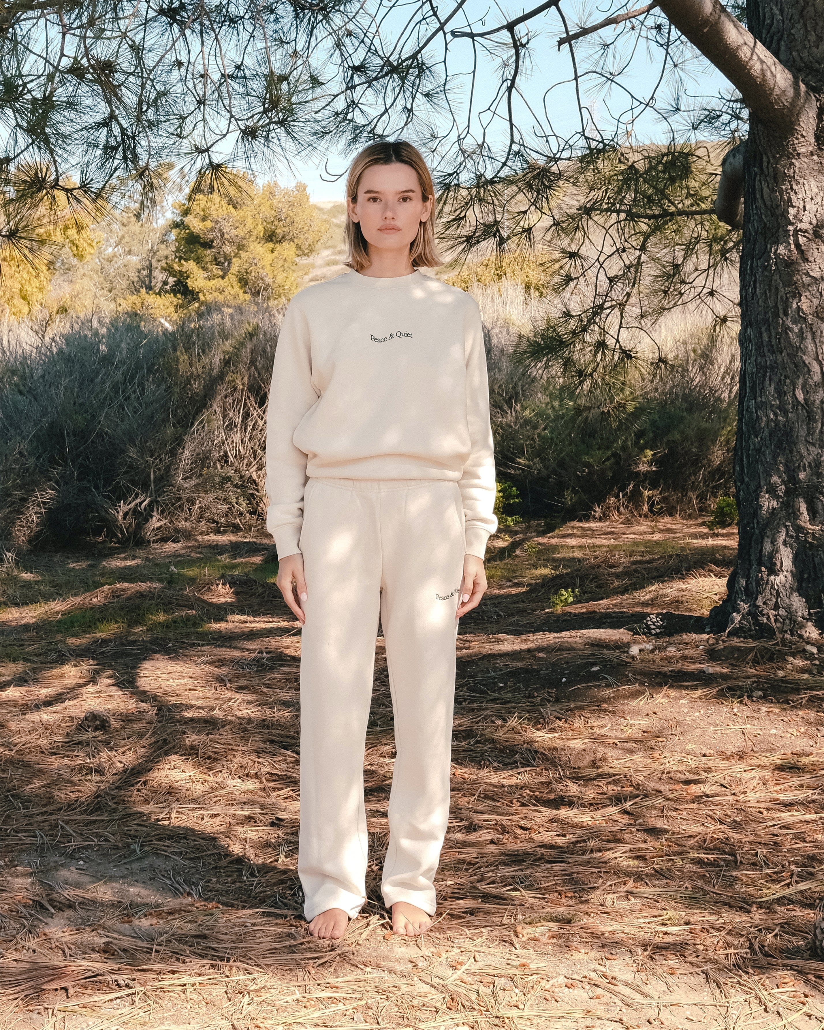Wordmark Sweatpants - Bone - Image 2