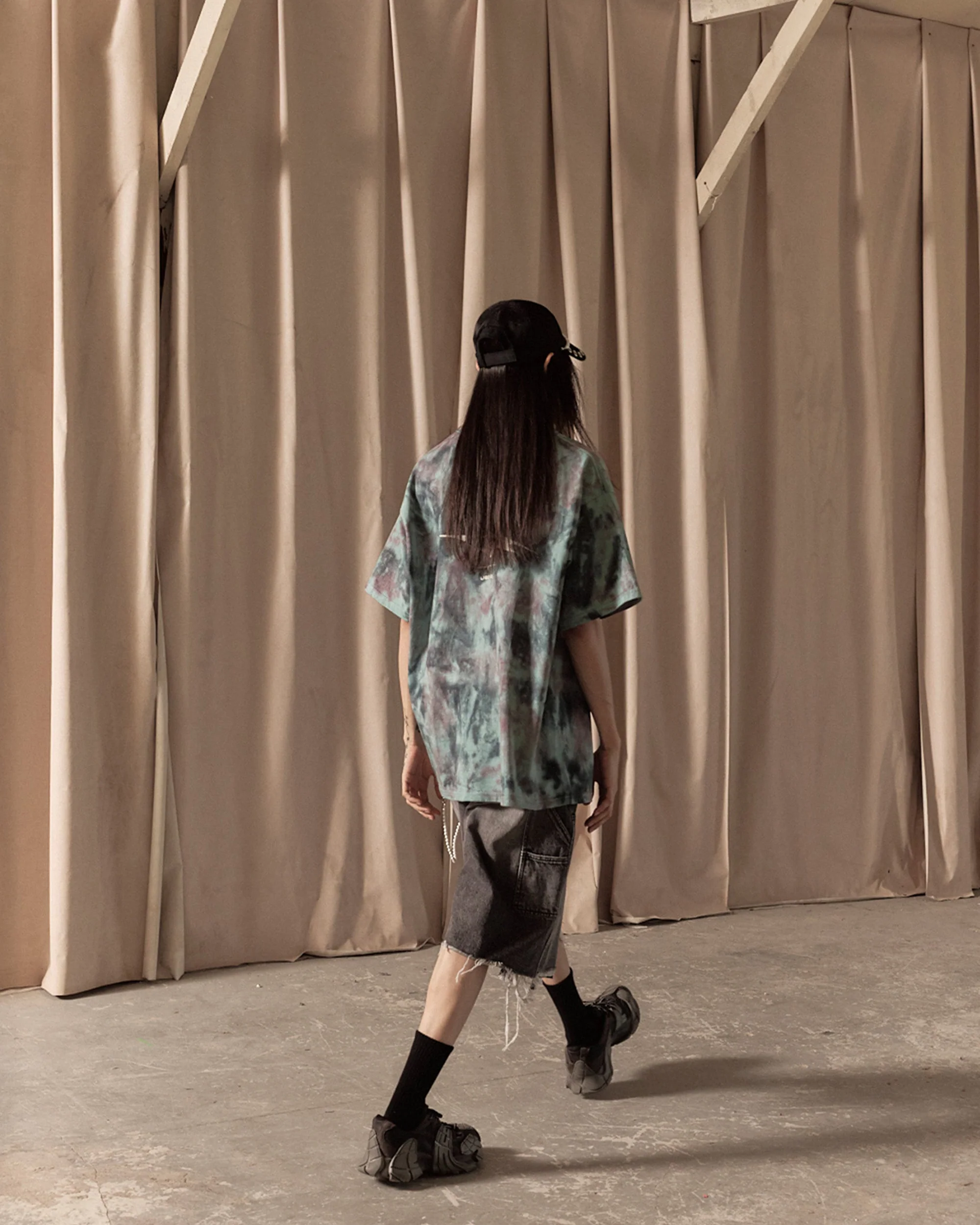WORK HALF PANTS / BLACK - Image 17
