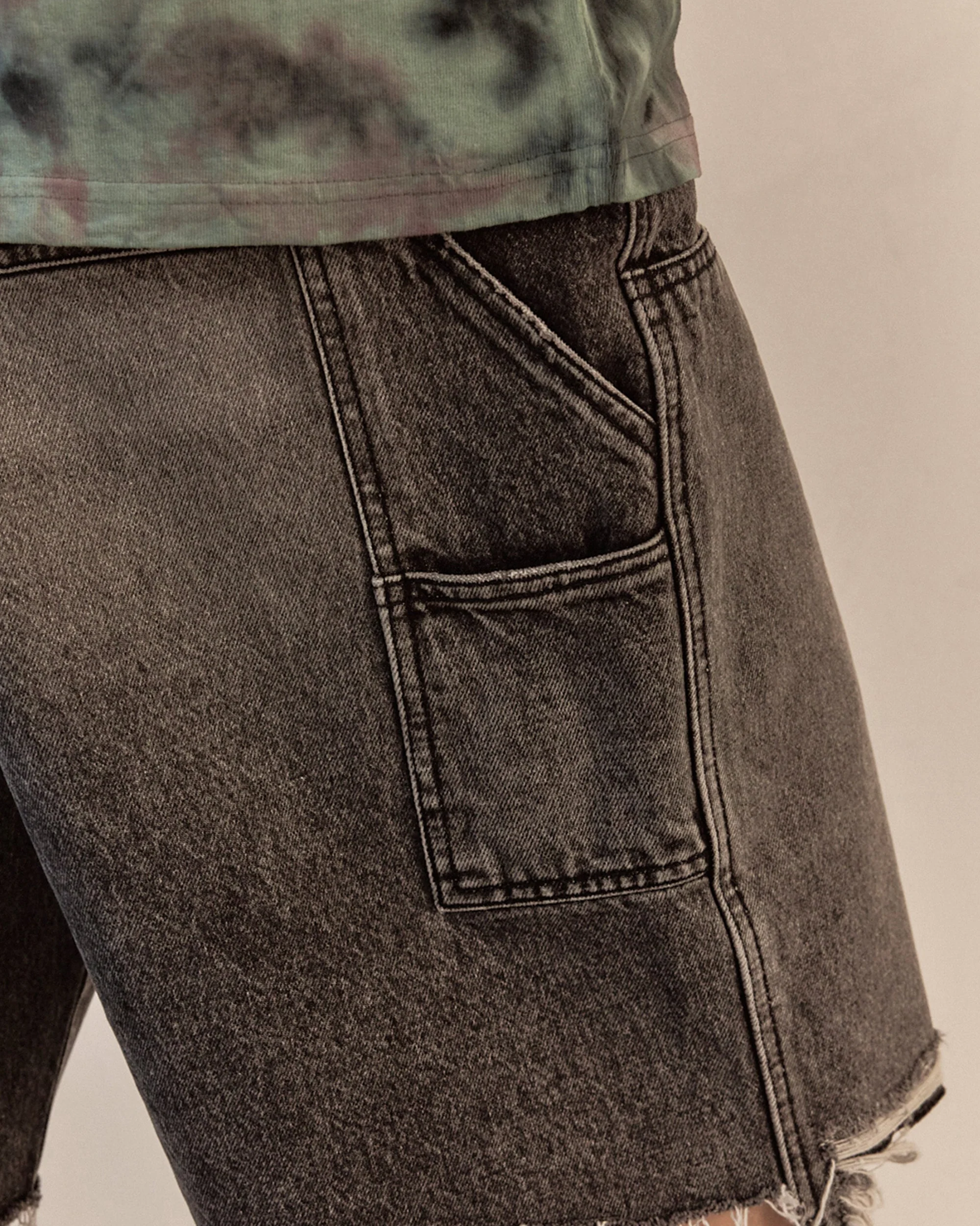 WORK HALF PANTS / BLACK - Image 19