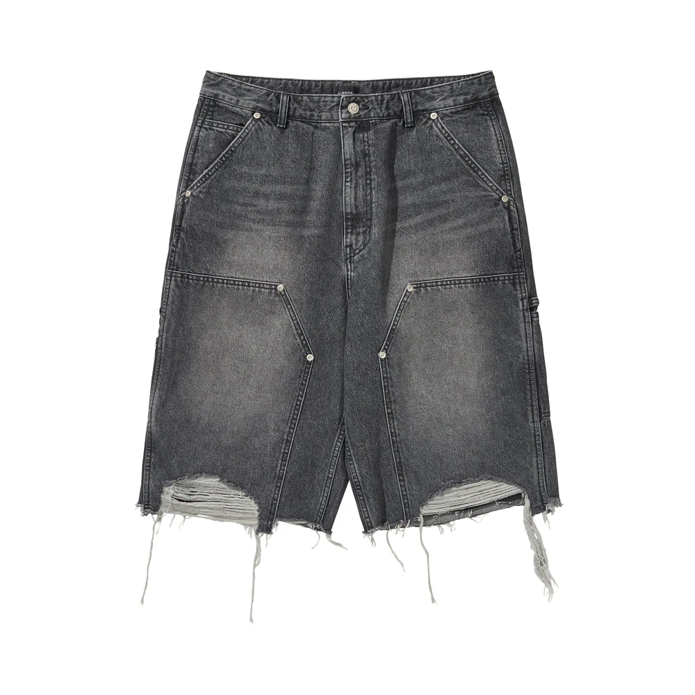 WORK HALF PANTS / BLACK - Image 20