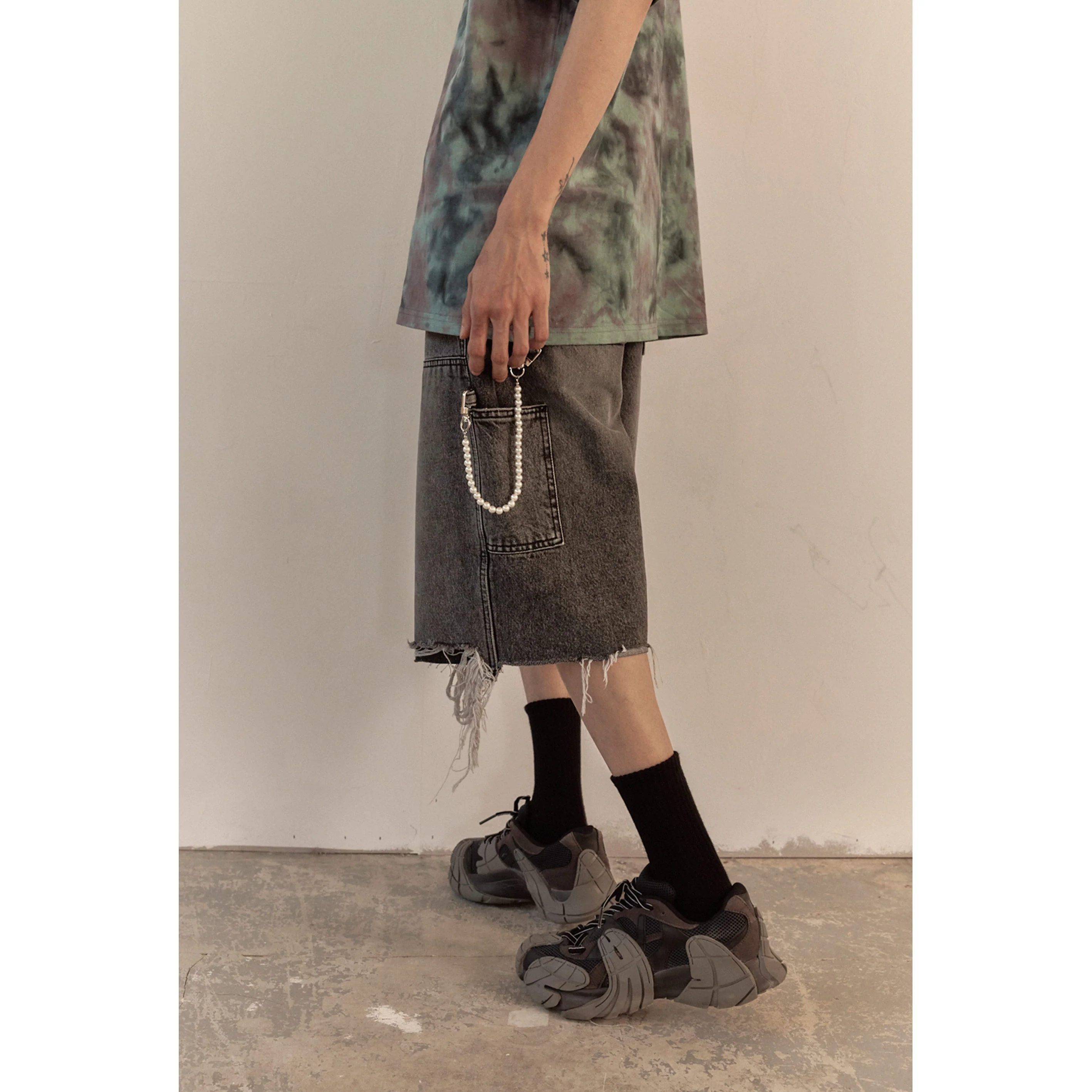 WORK HALF PANTS / BLACK - Image 35