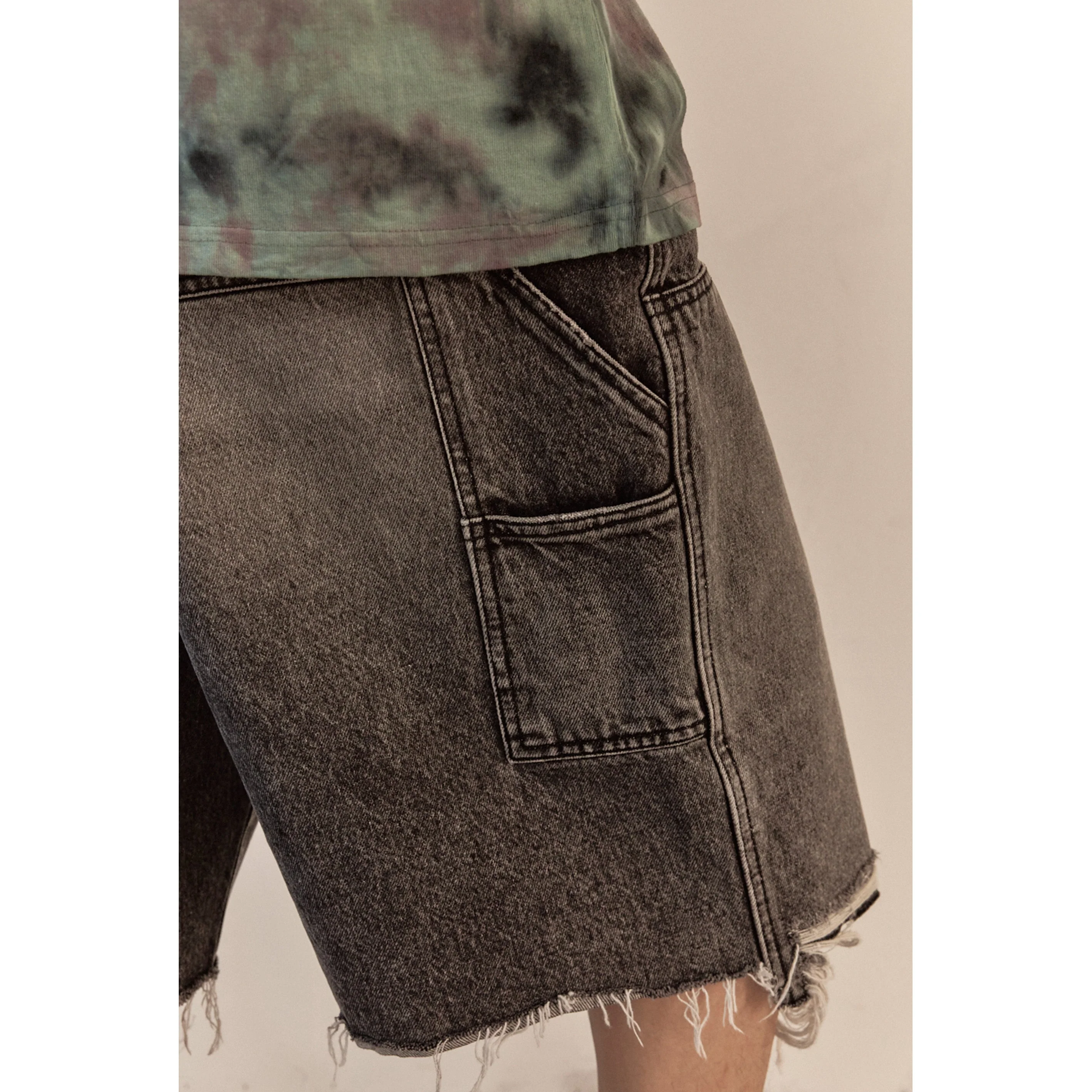 WORK HALF PANTS / BLACK - Image 58