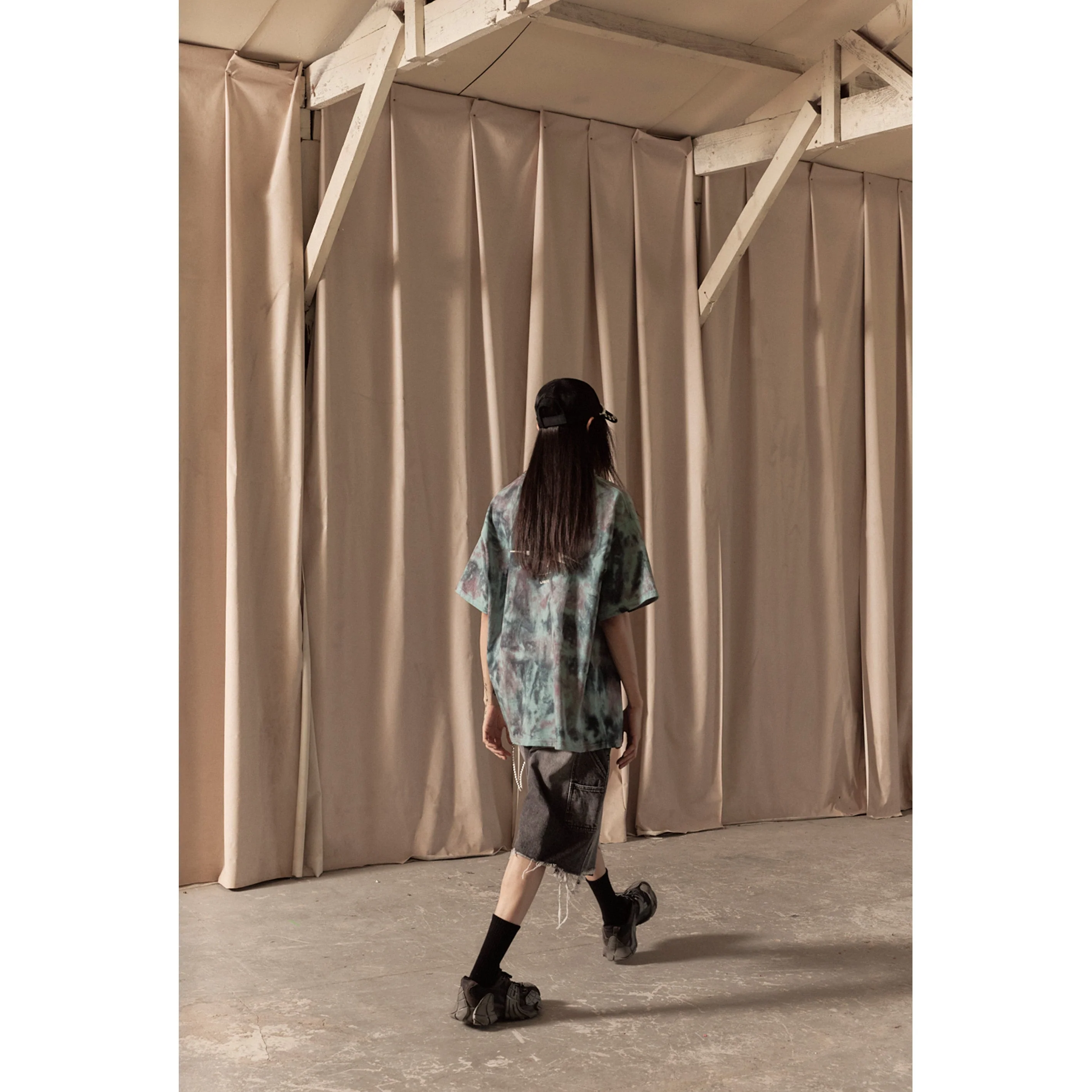 WORK HALF PANTS / BLACK - Image 64