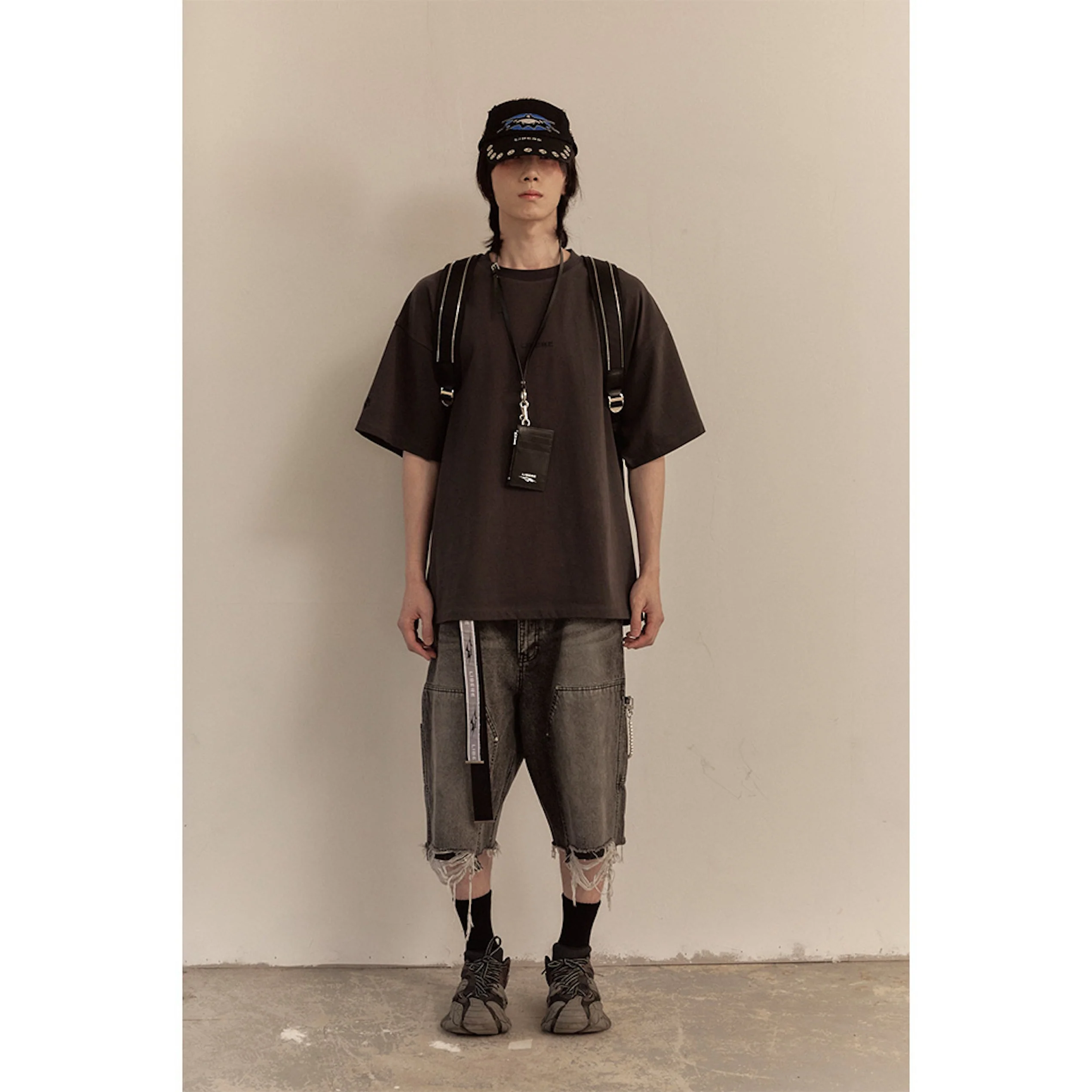 WORK HALF PANTS / BLACK - Image 65