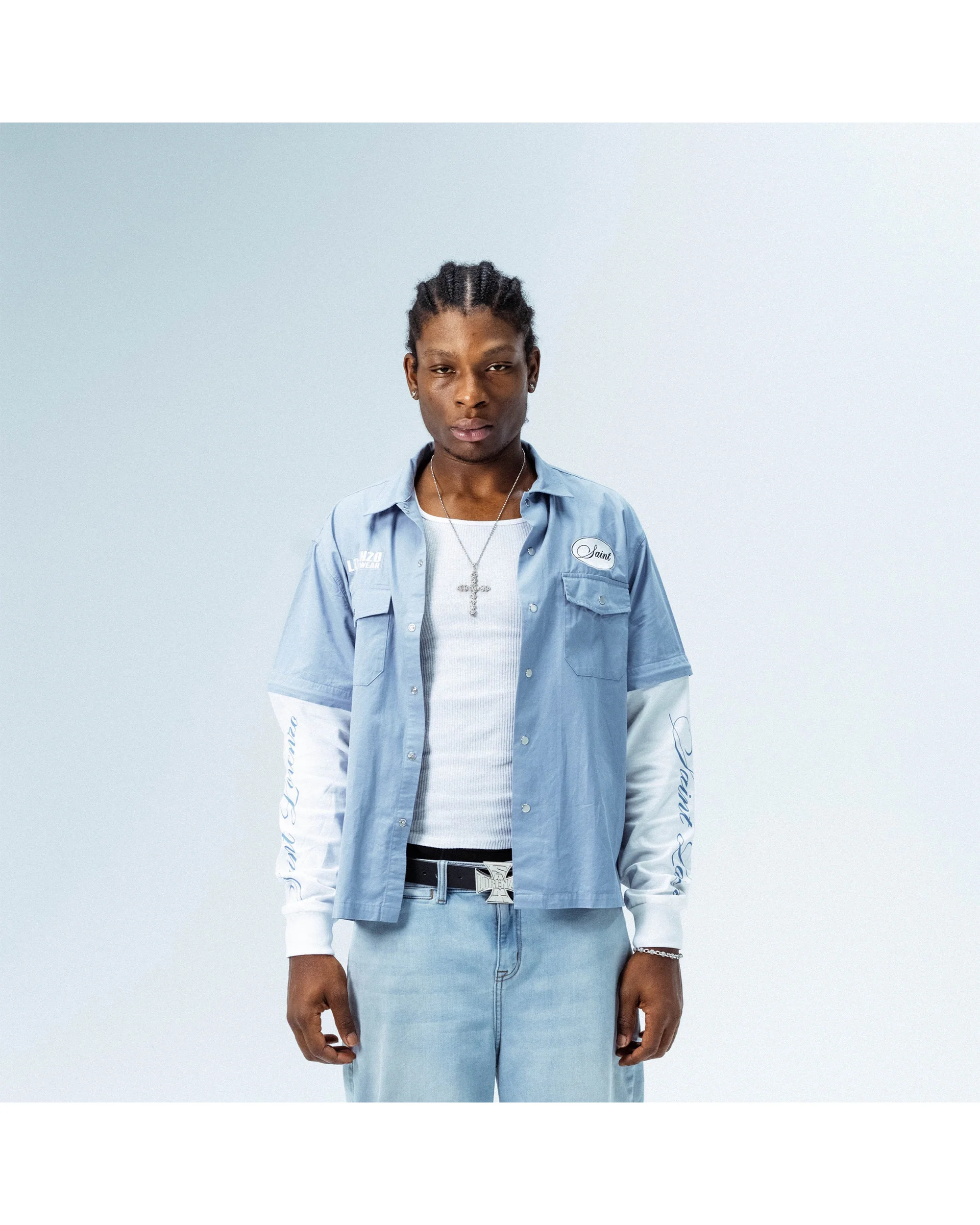 WORKWEAR SHIRT [BLUE] - Image 4