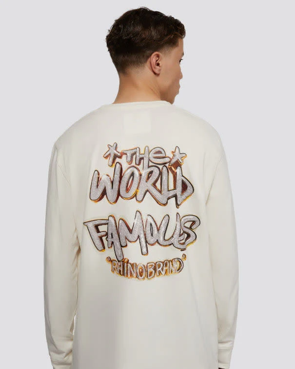 WORLD FAMOUS OG STICKER Long Sleeve Tee - Image 5