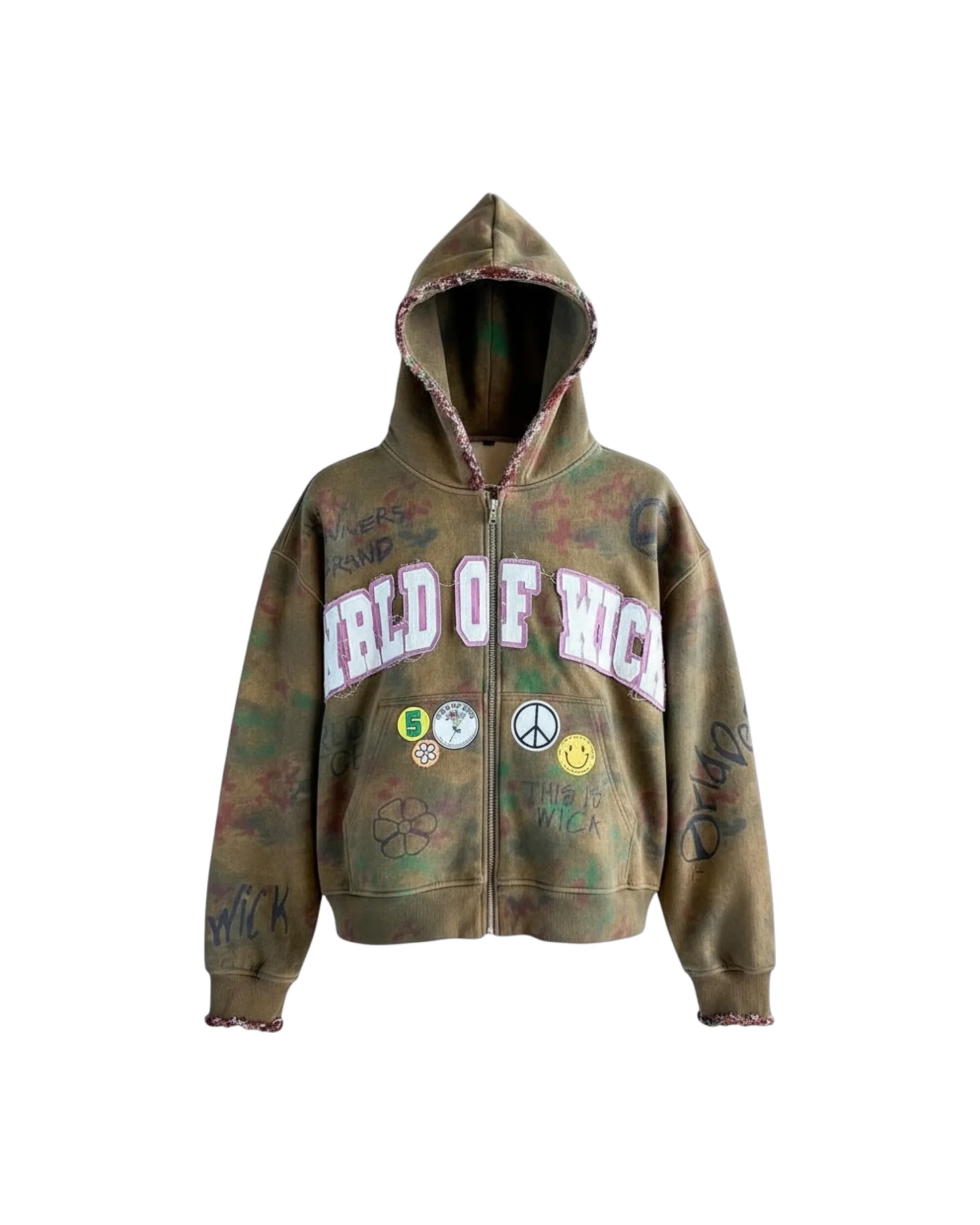 WORLD PEACE ZIP-UP