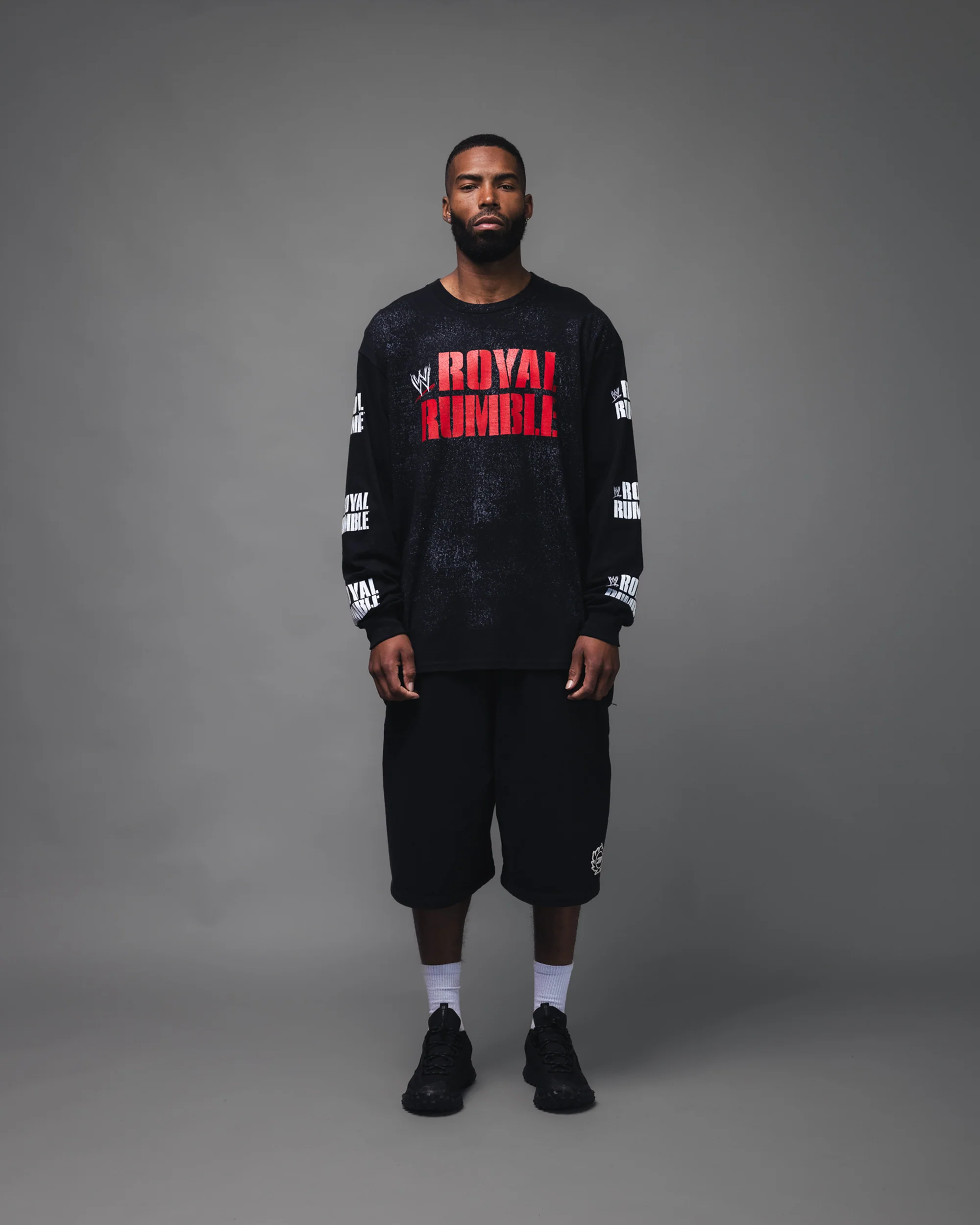 WWE ROYAL RUMBLE LS TEE BLACK - Image 5