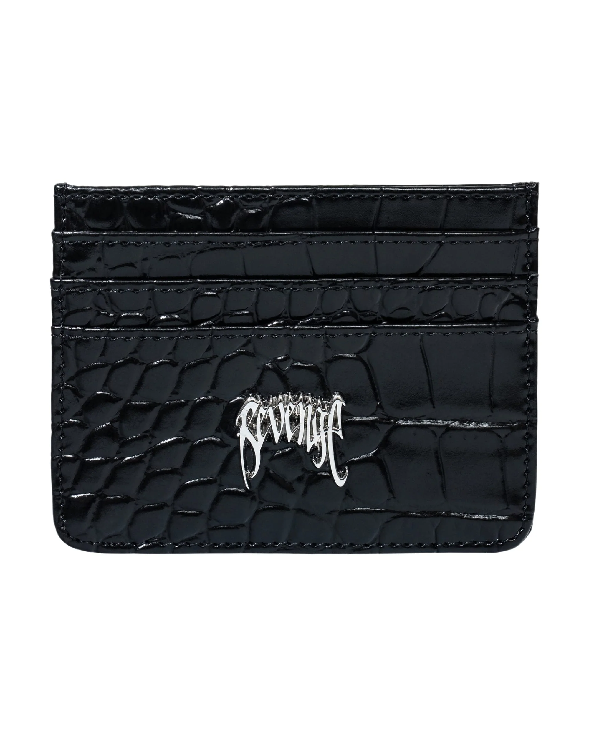 X ARCH LOGO TREE CROC CARDHOLDER BLACK
