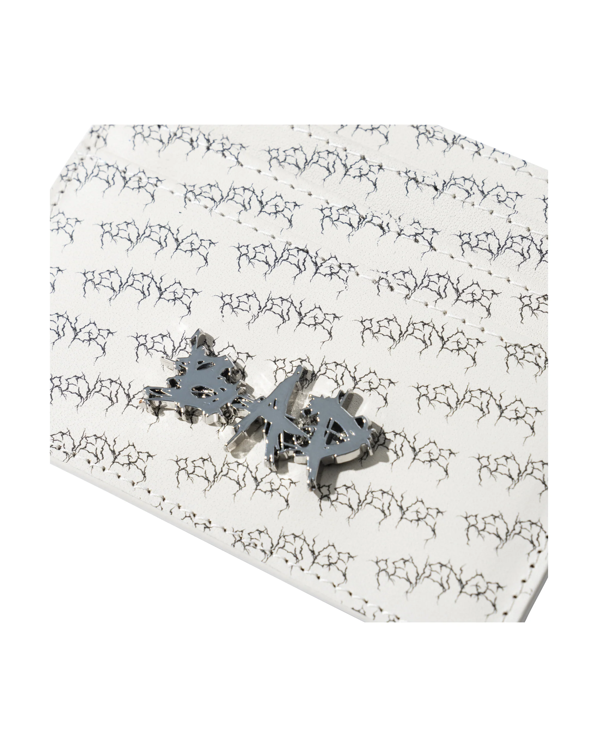 X BAD LEATHER CARDHOLDER WHITE - Image 2