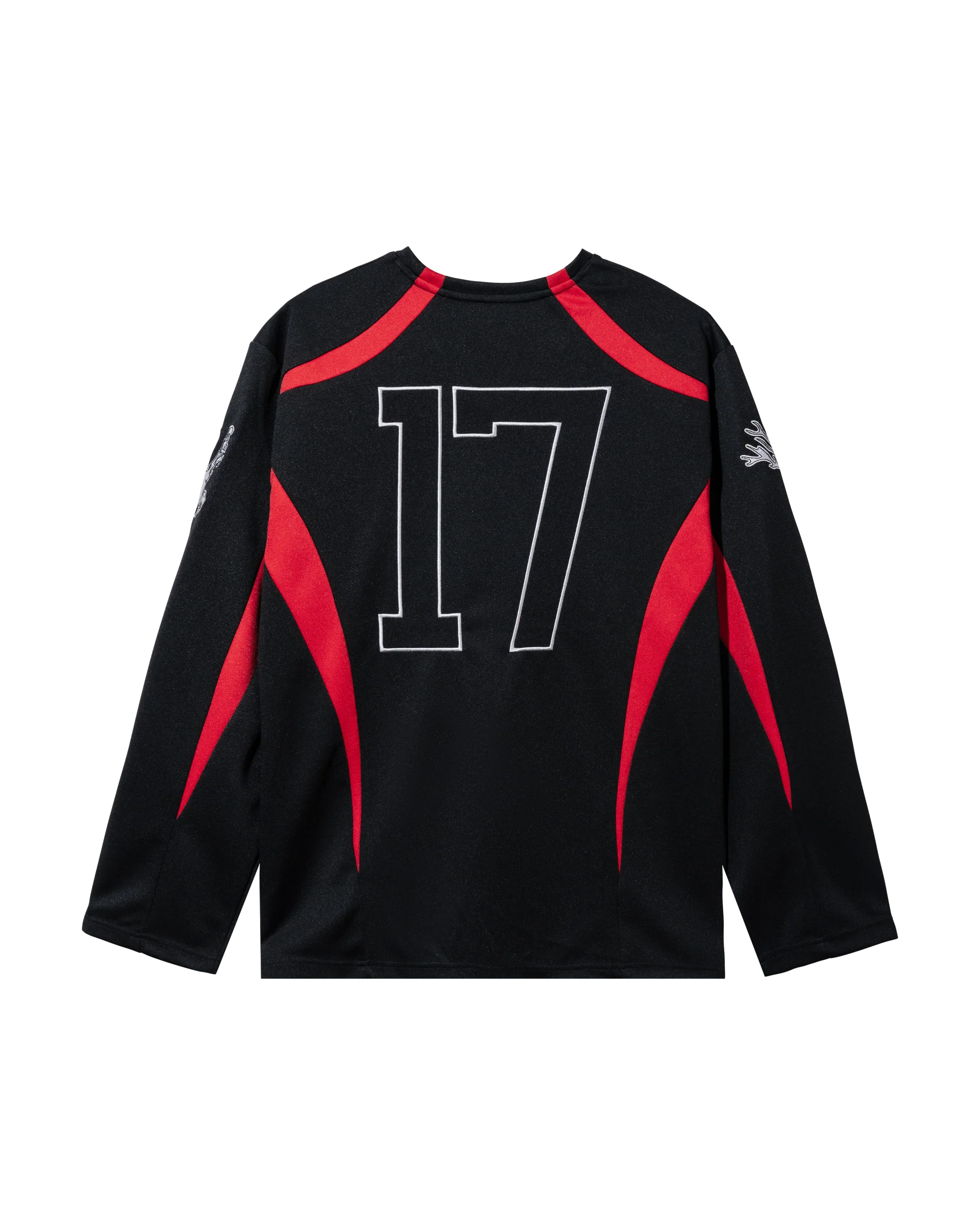 X BROKEN HEART 17 MOTO JERSEY BLACK/RED - Image 6