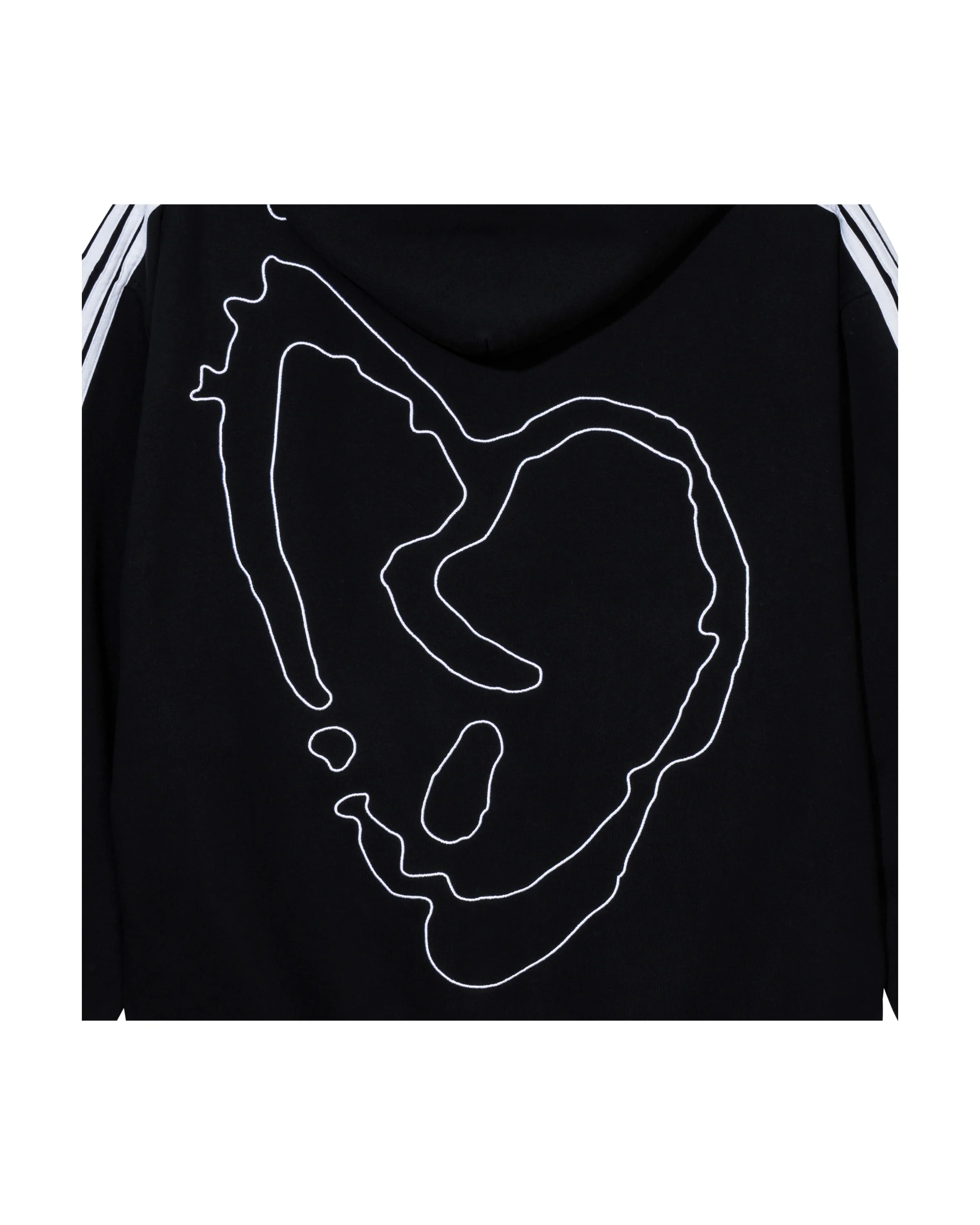 X BROKEN HEART TRACK JACKET BLACK/WHITE - Image 4