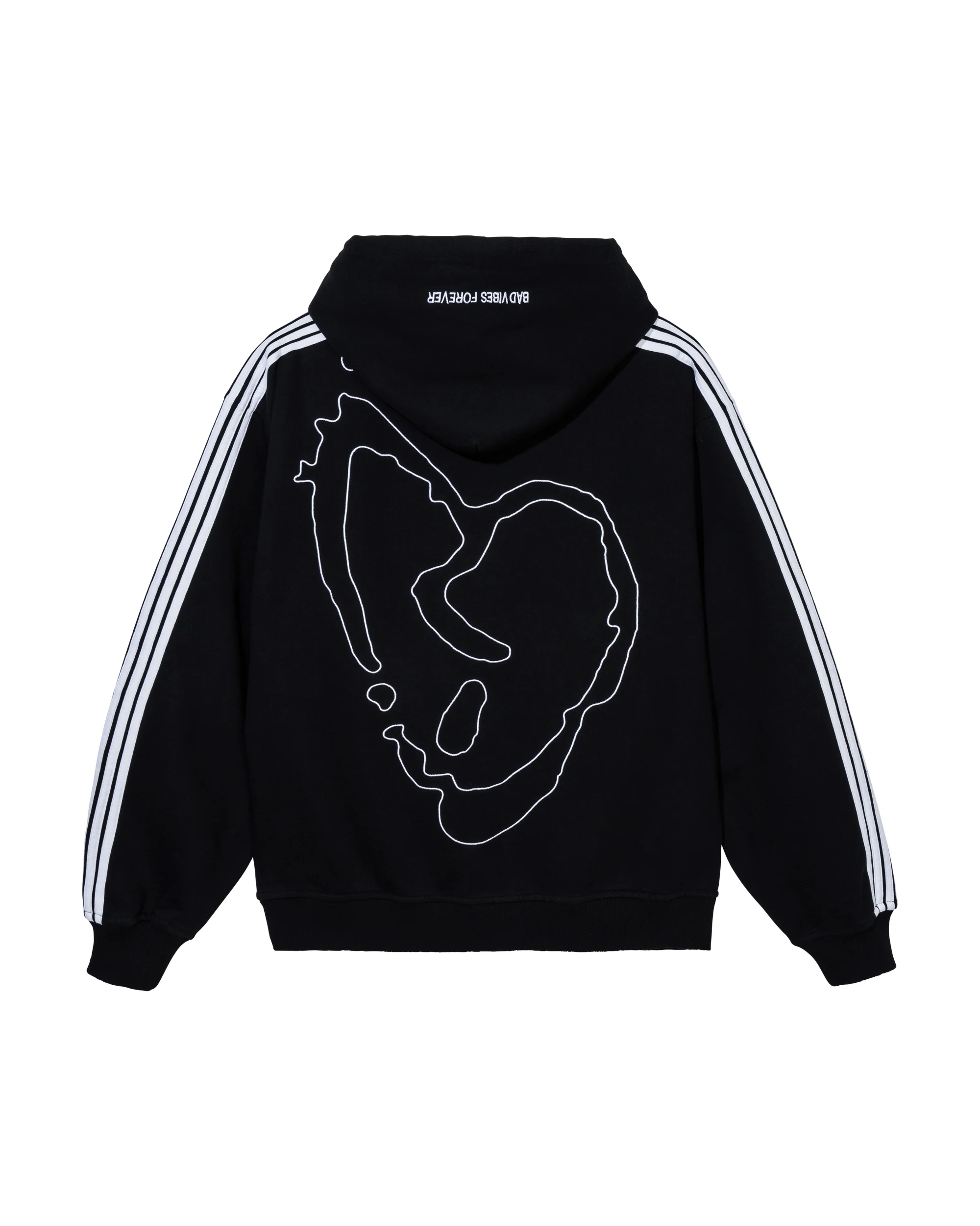 X BROKEN HEART TRACK JACKET BLACK/WHITE - Image 7