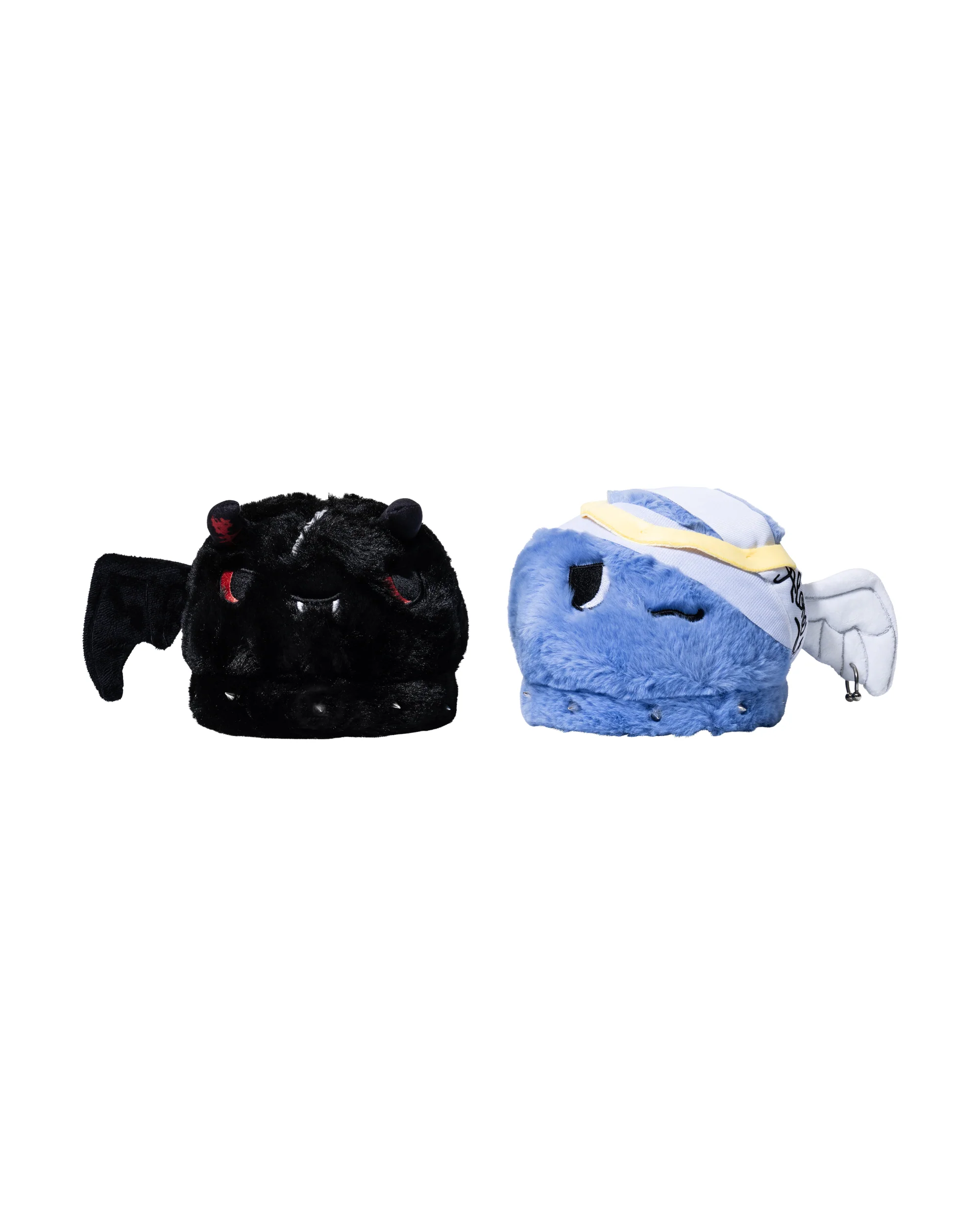 X CHIBI SLIPPERS BLACK/BLUE