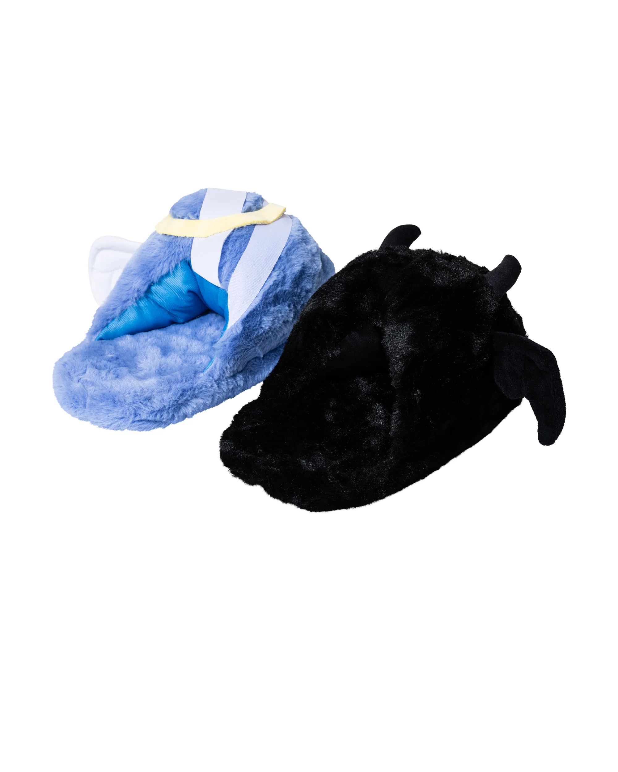 X CHIBI SLIPPERS BLACK/BLUE - Image 3