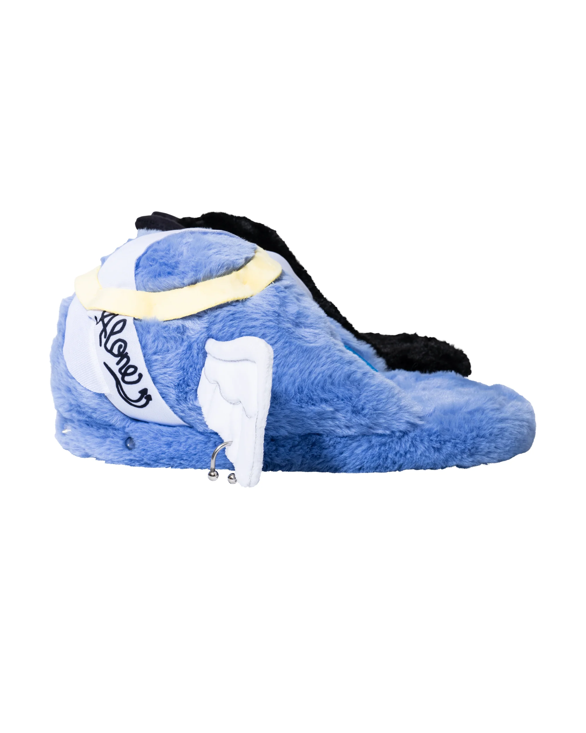 X CHIBI SLIPPERS BLACK/BLUE - Image 5