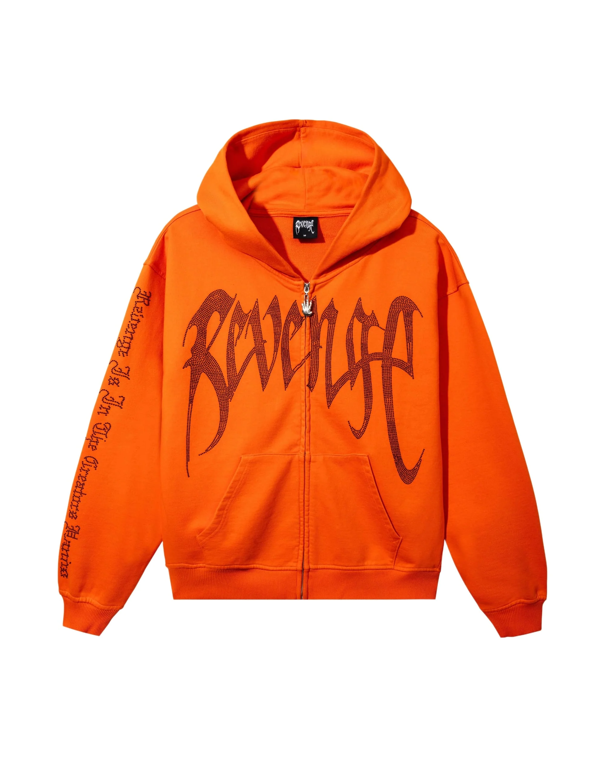 X KILL BEJEWELED ZIP ORANGE/BLACK