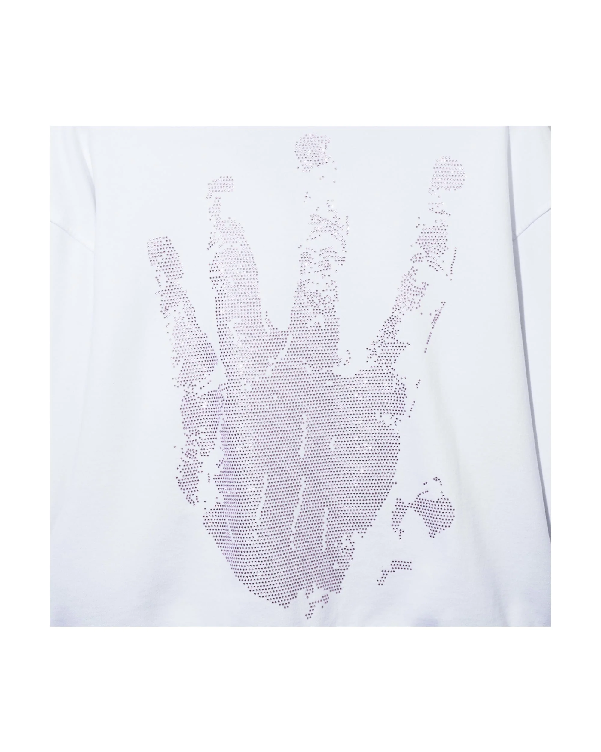 X KILL BEJEWELED ZIP WHITE/PINK - Image 4