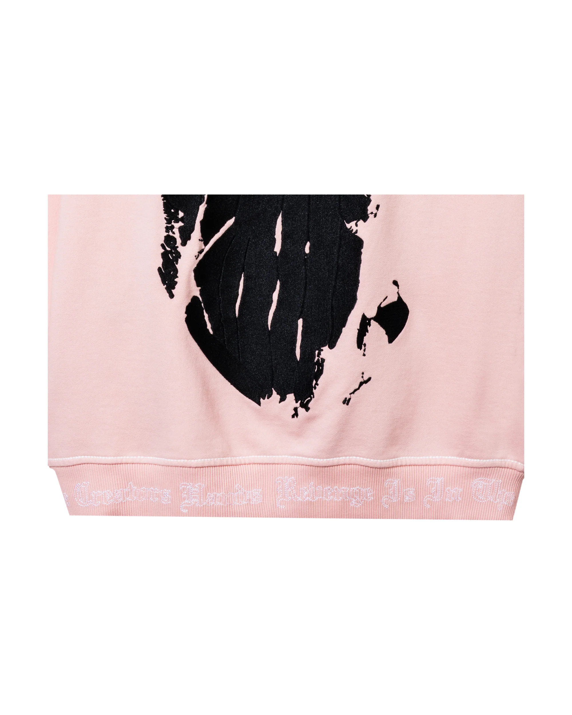 X KILL CONTRAST STITCH ZIP WASHED PINK/BLACK - Image 2