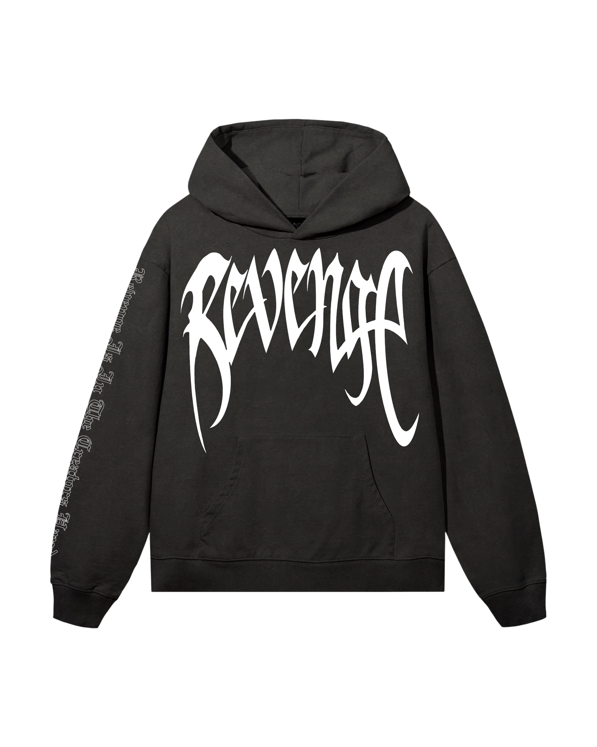 X KILL HOODIE VINTAGE BLACK/WHITE