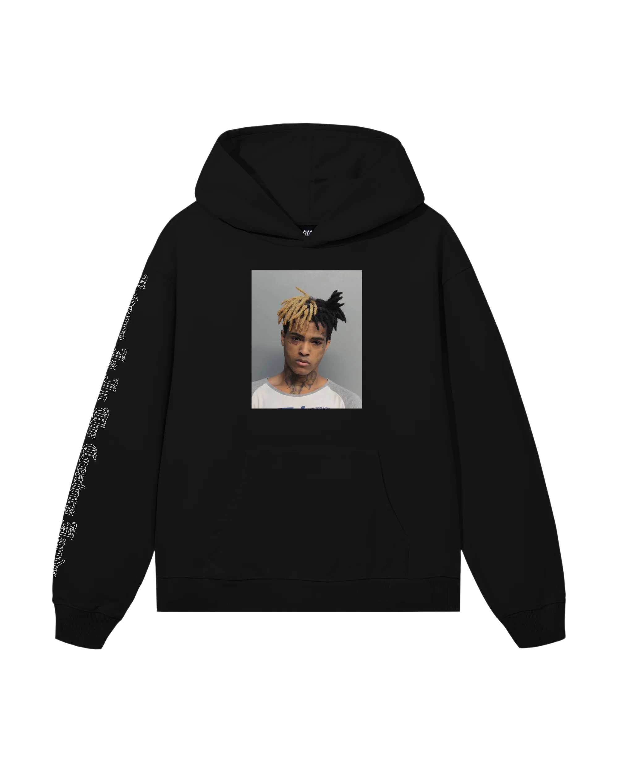 X MUGSHOT HOODIE BLACK