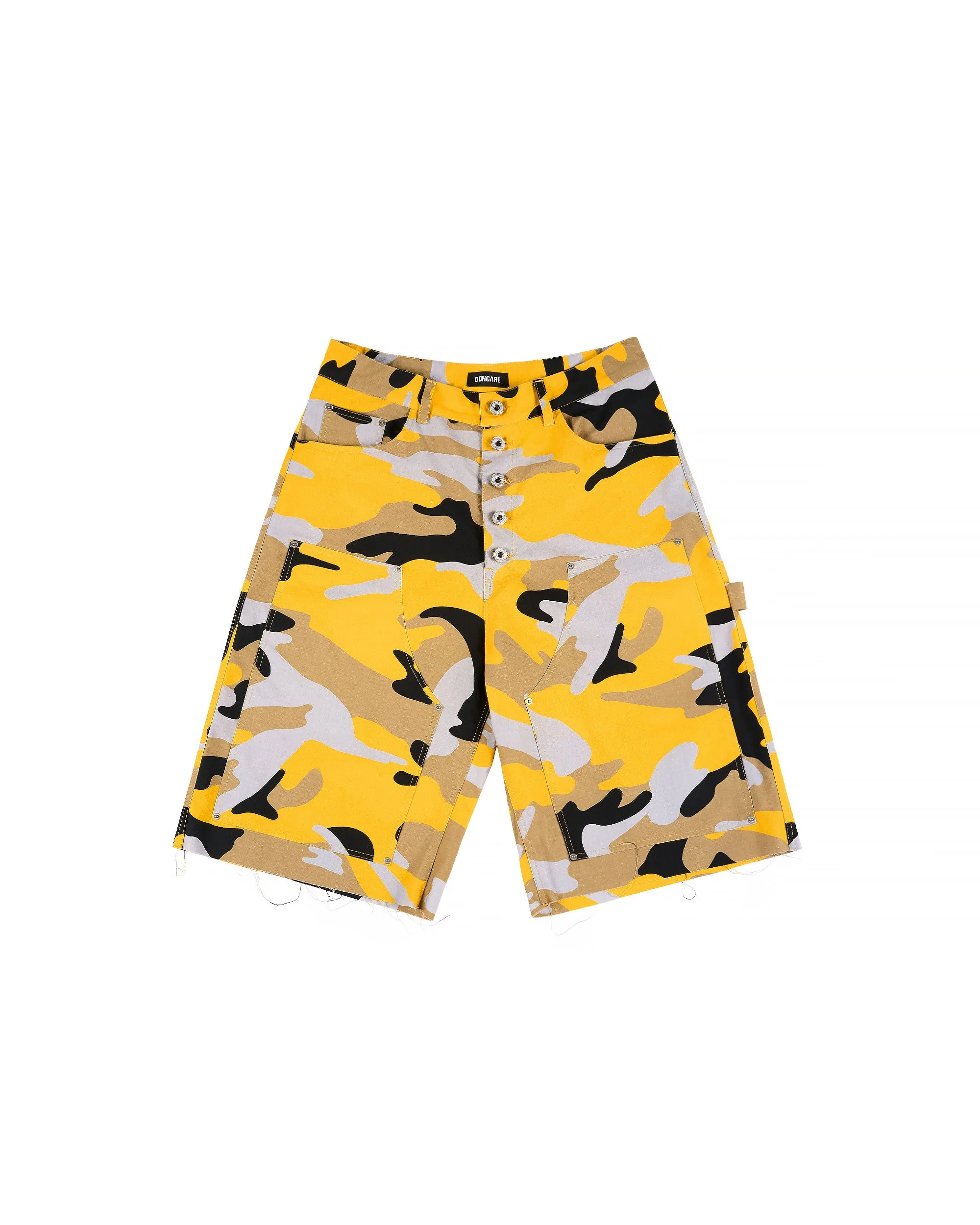 YELLOW CAMO BAGGY JORTS - Image 10