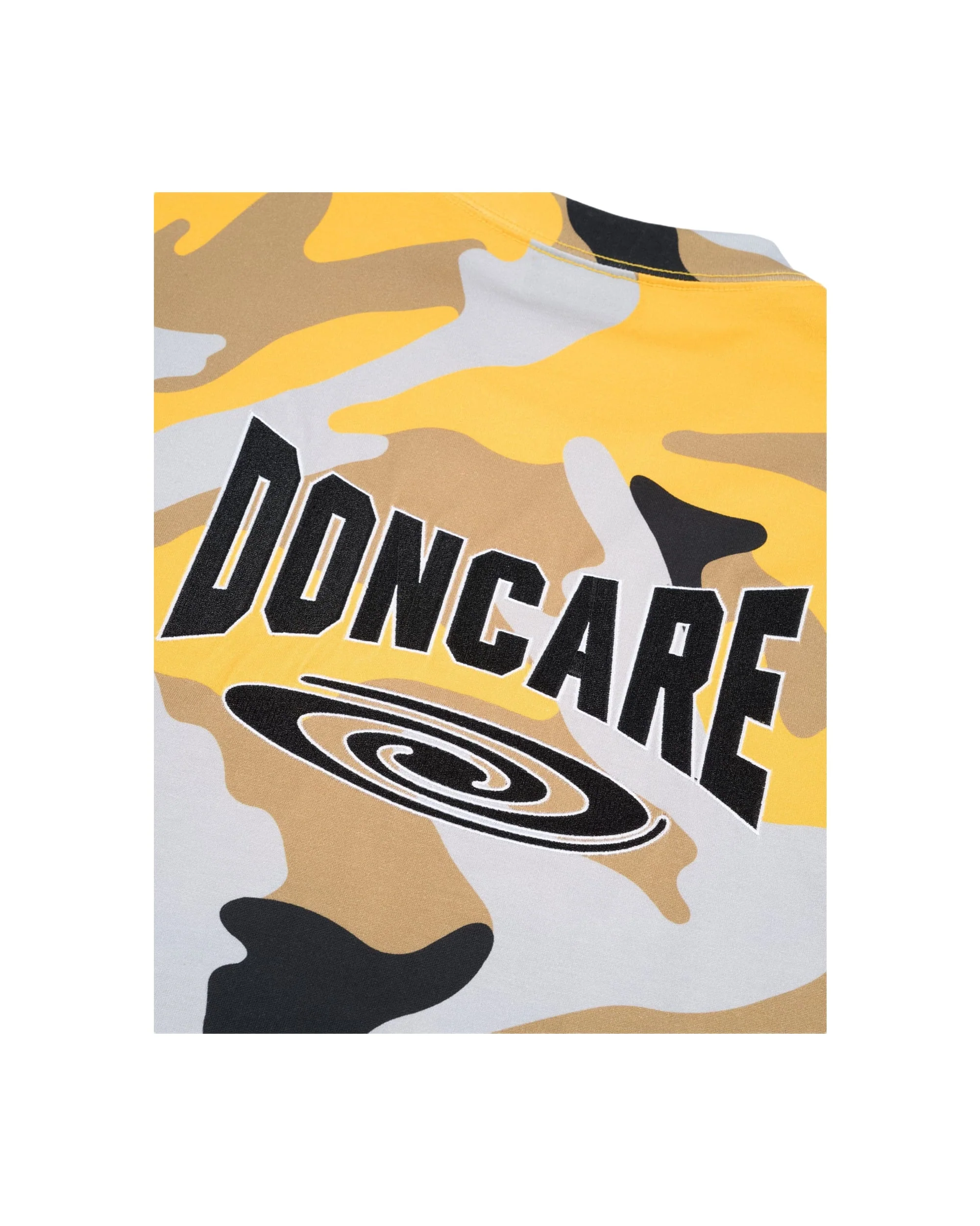YELLOW CAMO FAUX LAYERED LONG SLEEVE T-SHIRT - Image 8