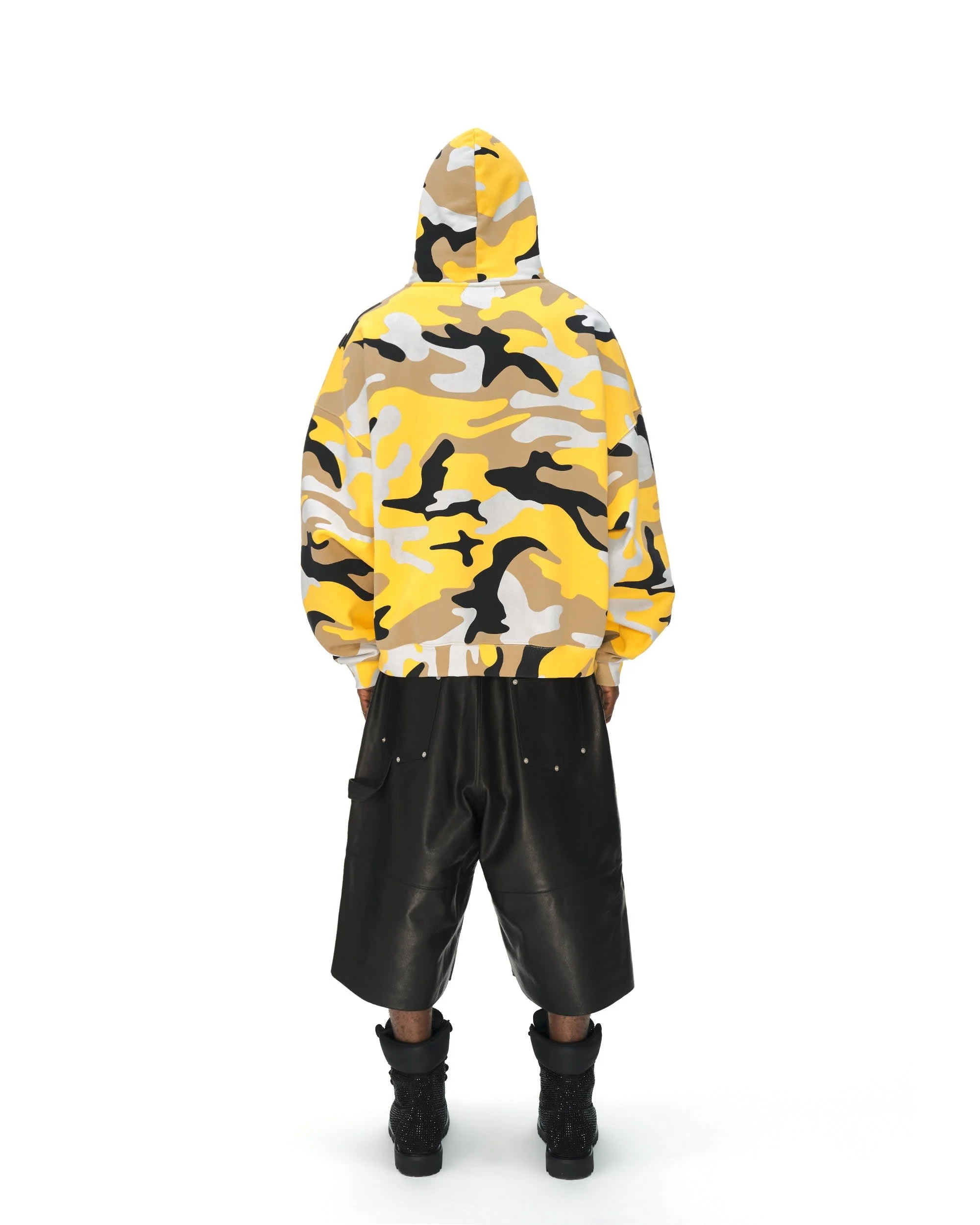 YELLOW CAMO HOODIE - Image 5