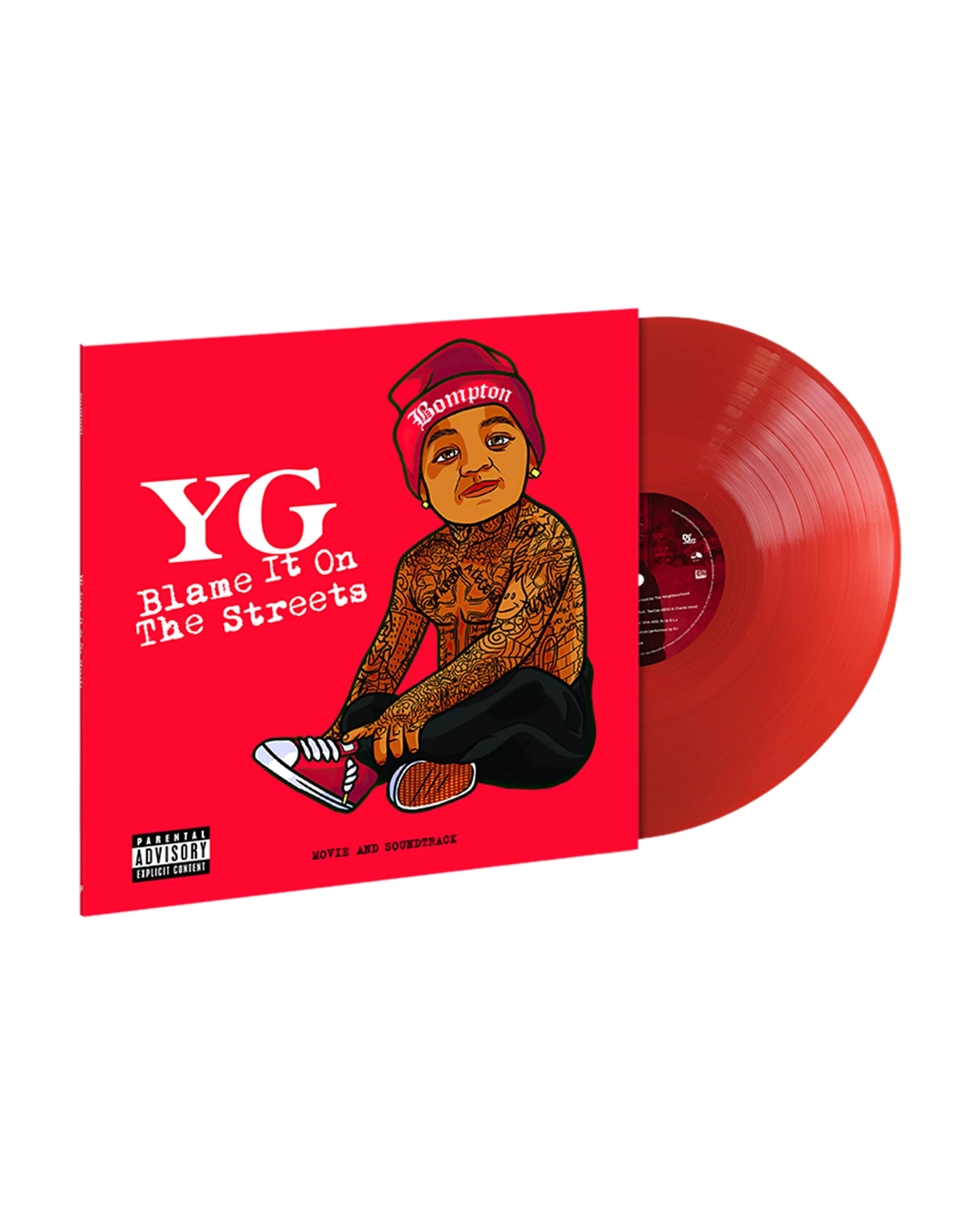 YG, Blame It on the Streets (Translucent Red LP) Complex Exclusive