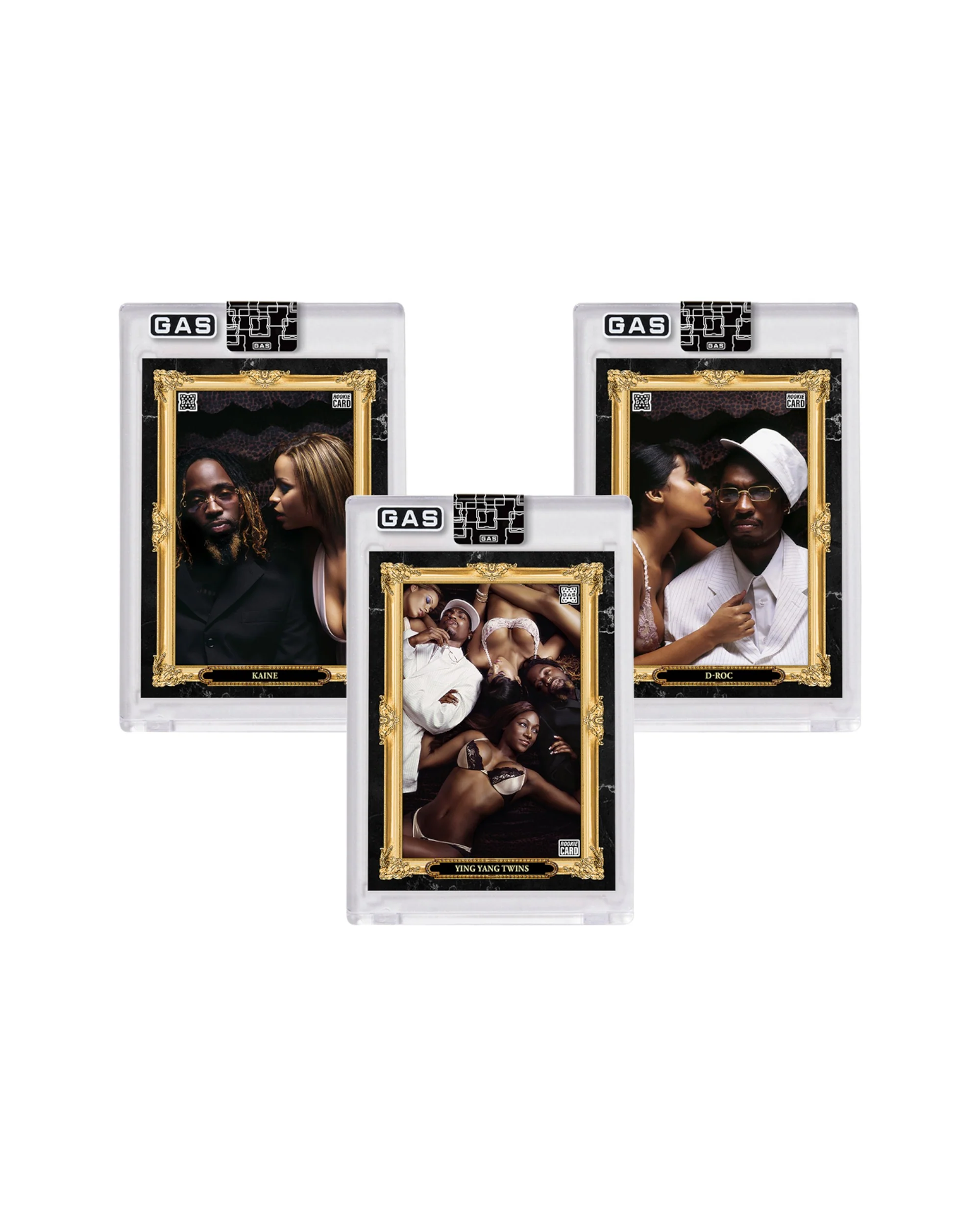 Ying Yang Twins x GAS Complete 3-Trading Card Set