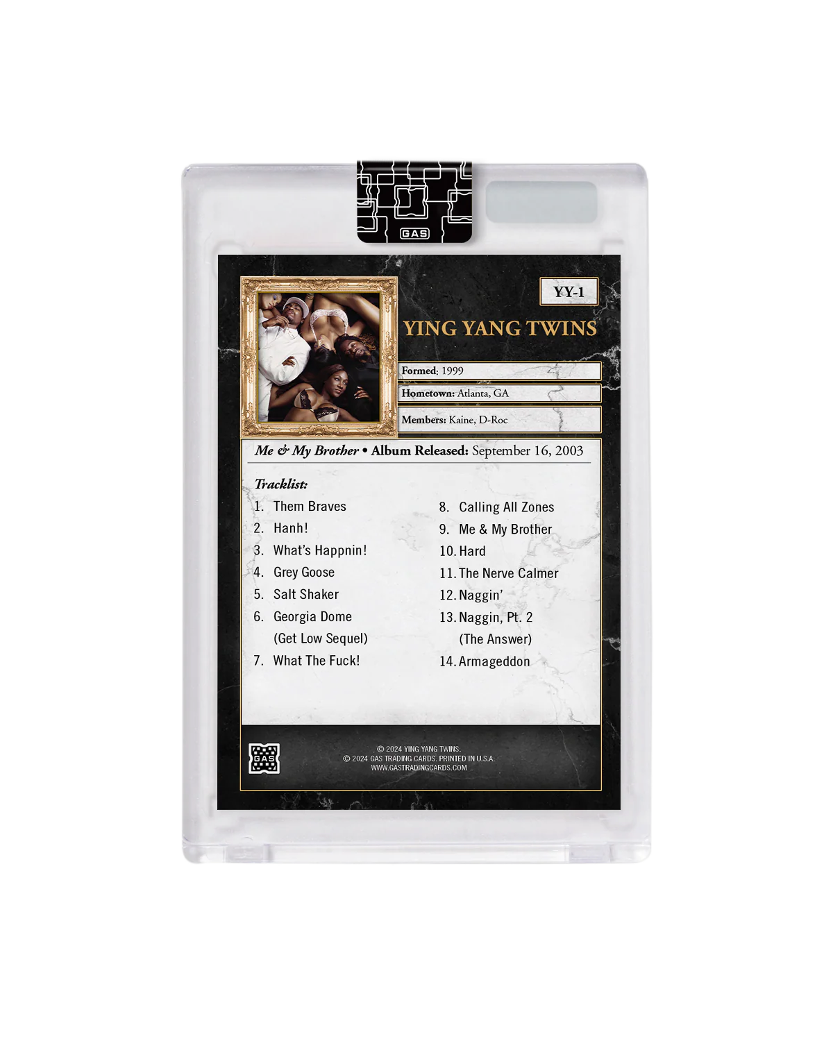 Ying Yang Twins x GAS Complete 3-Trading Card Set - Image 4