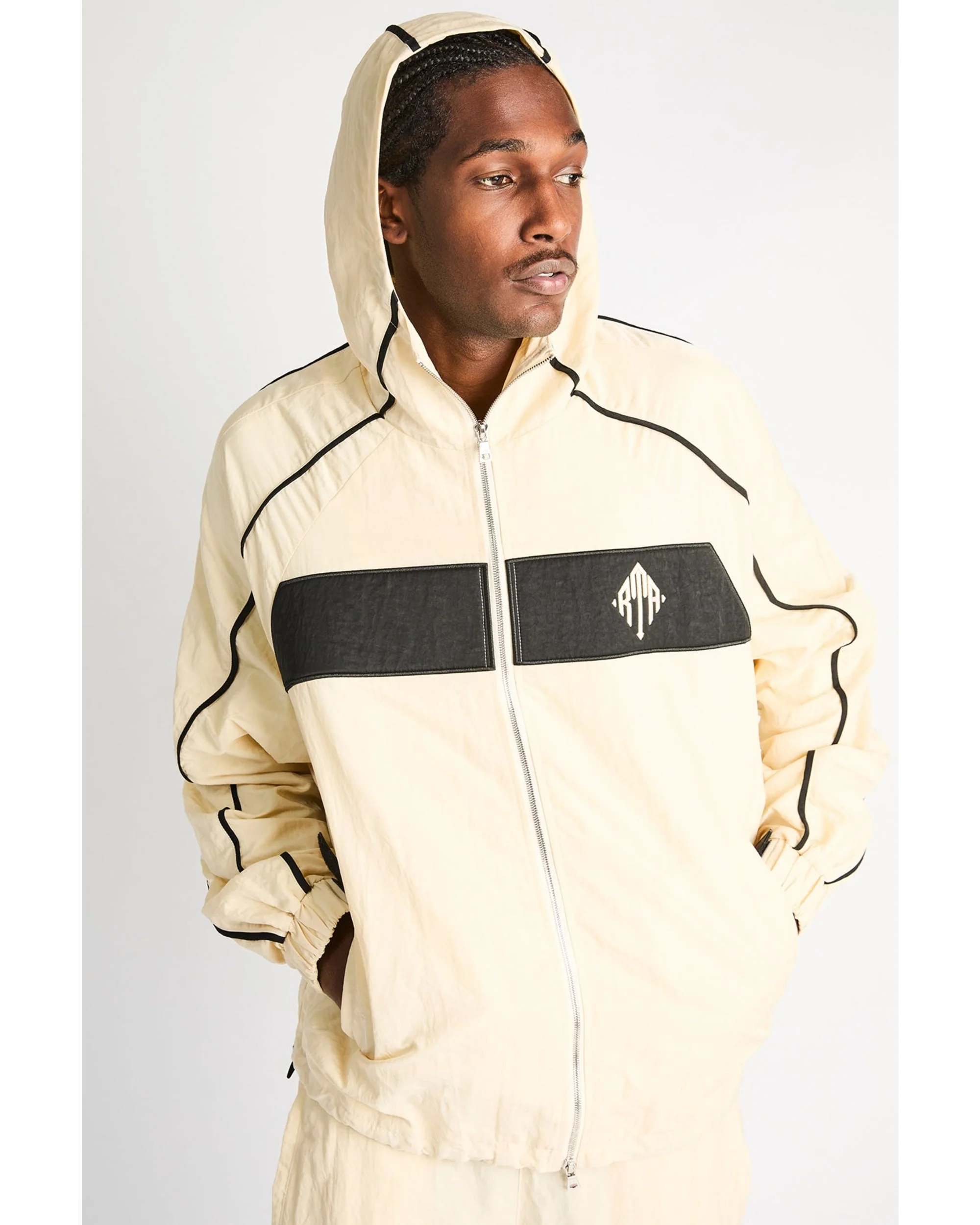 ZAYDEN WINDBREAKER JACKET | RAW SAND - Image 3