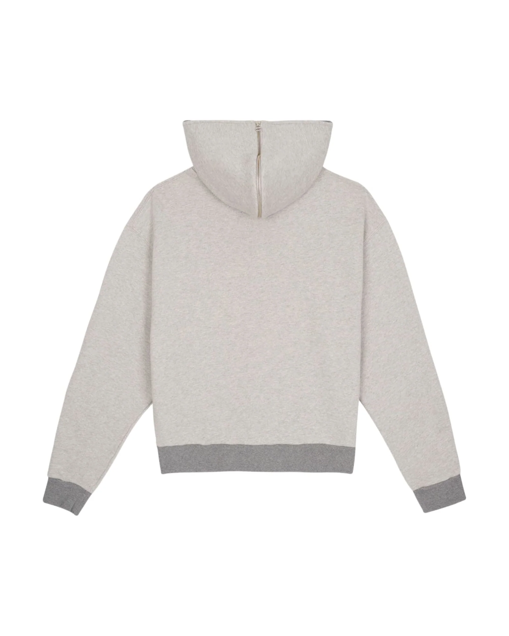 Zip Hoodie - Heather Grey - Image 3