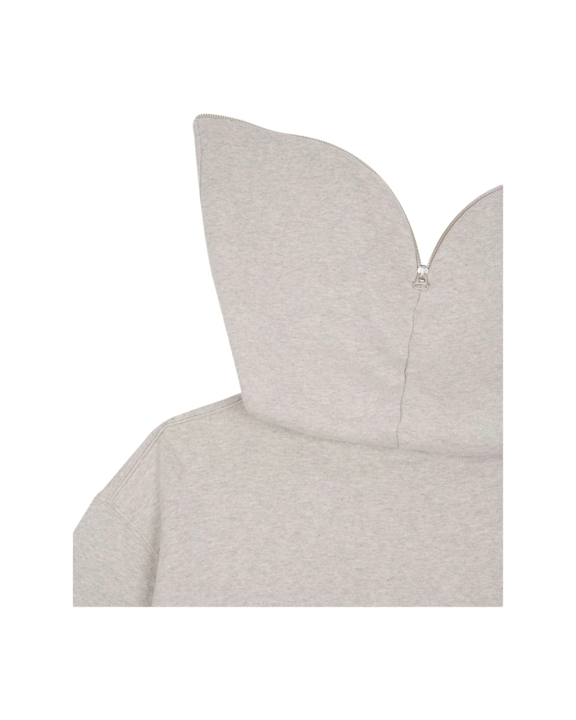 Zip Hoodie - Heather Grey - Image 7