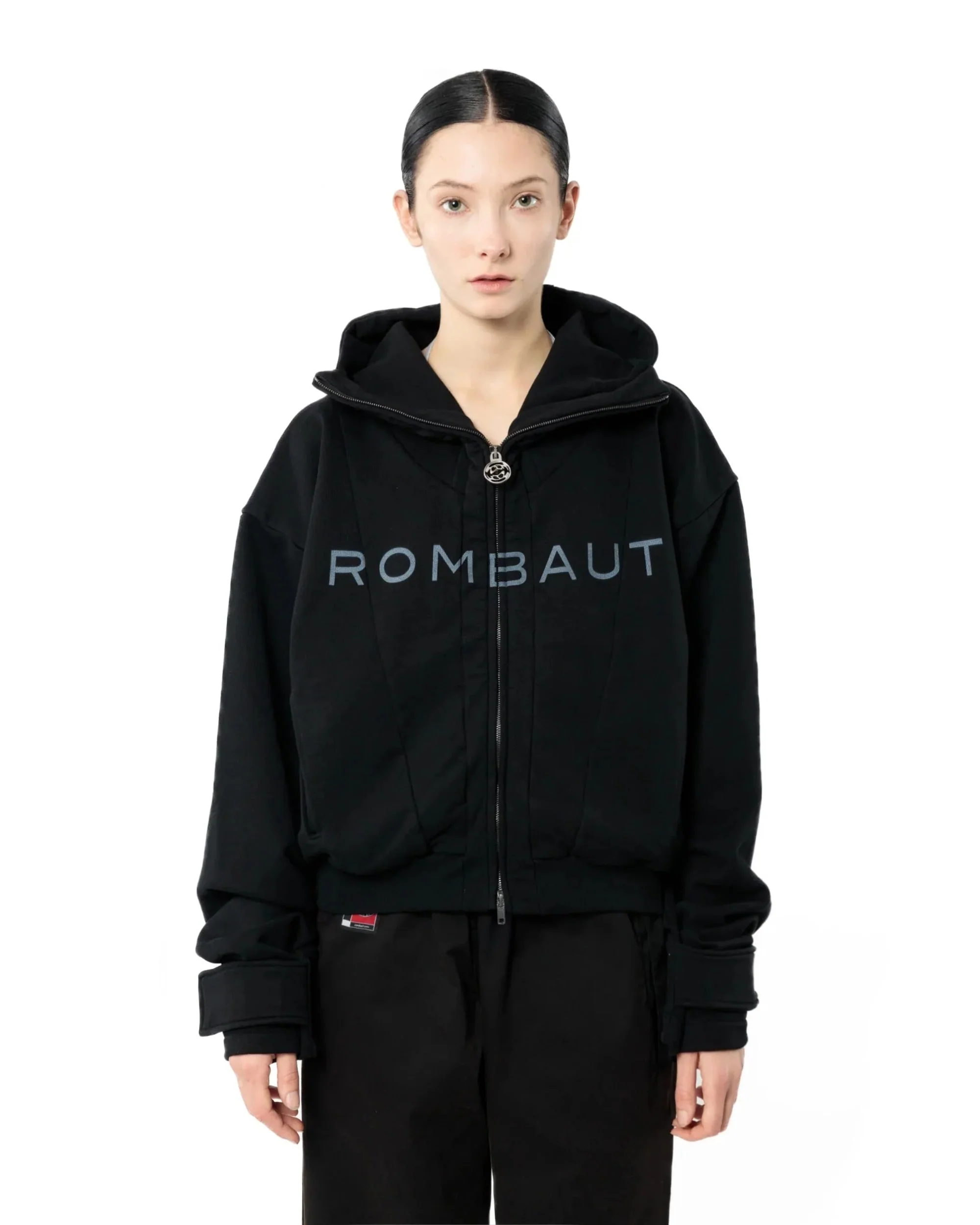ZIPPER HOODIE Black