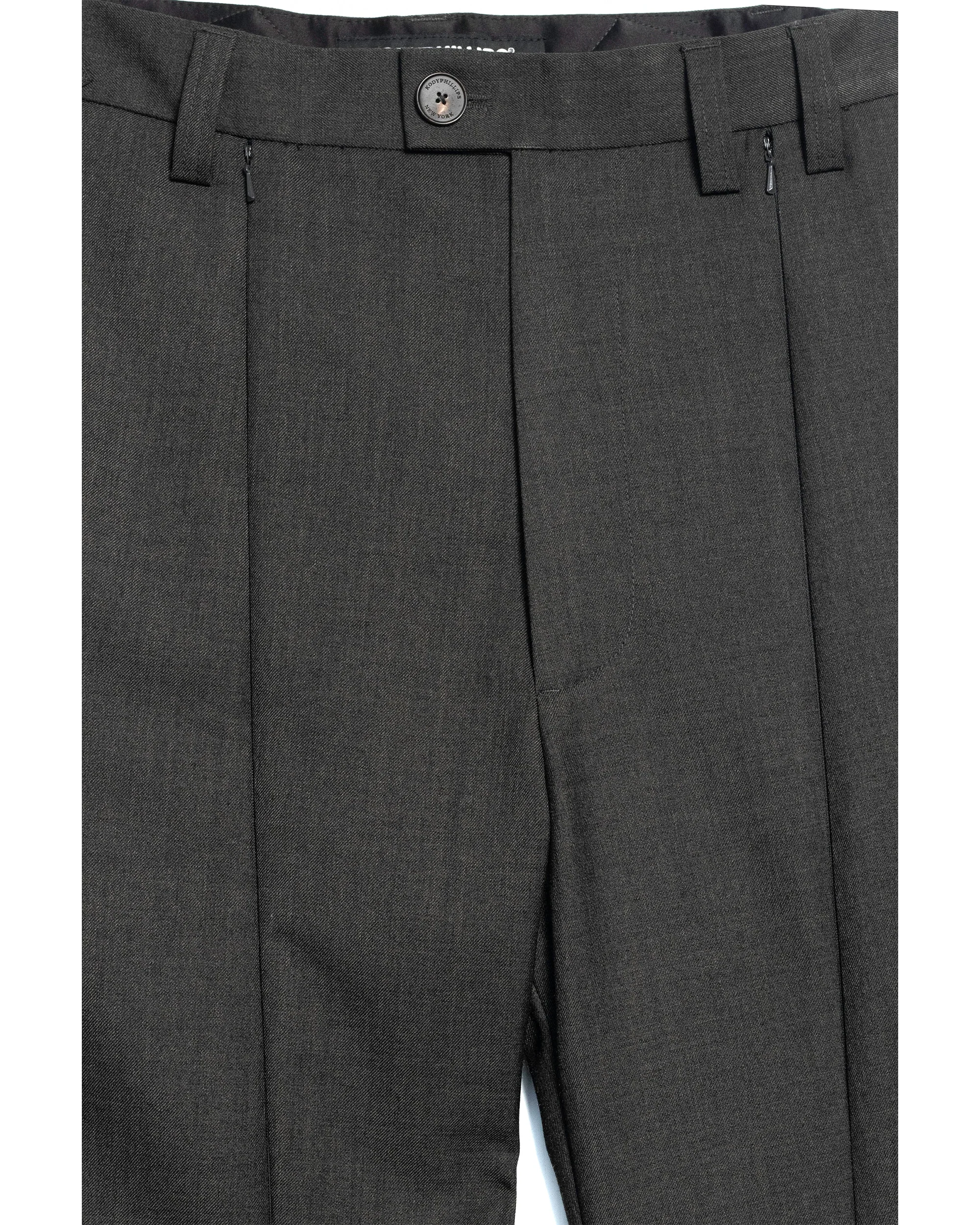Zipper Pants - Soot - Image 2