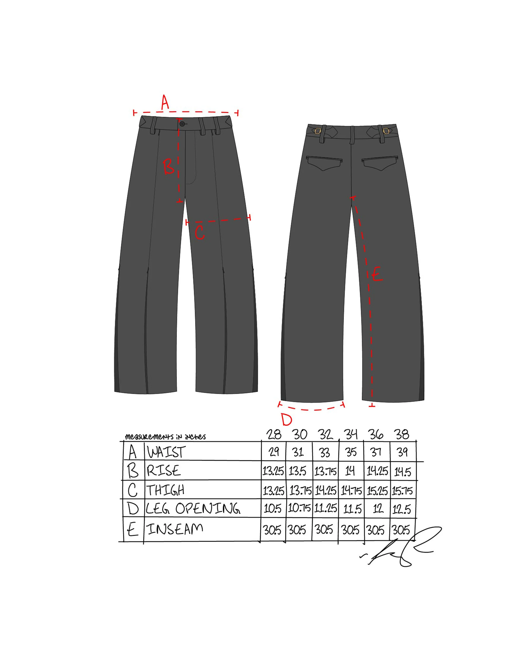 Zipper Pants - Soot - Image 5
